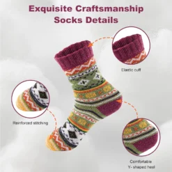 LKV Womens Winter Socks Gift Box Free Size Thick Wool Socks Soft Warm Casual Socks For Women Socks Christmas Socks 5 Pairs 13 LKV Womens Winter Socks Gift Box Free Size Thick Wool Socks Soft Warm Casual Socks For Women Socks Christmas Socks 5 Pairs -Xmas Mart Sales 816MviAjWYL. AC UL1500