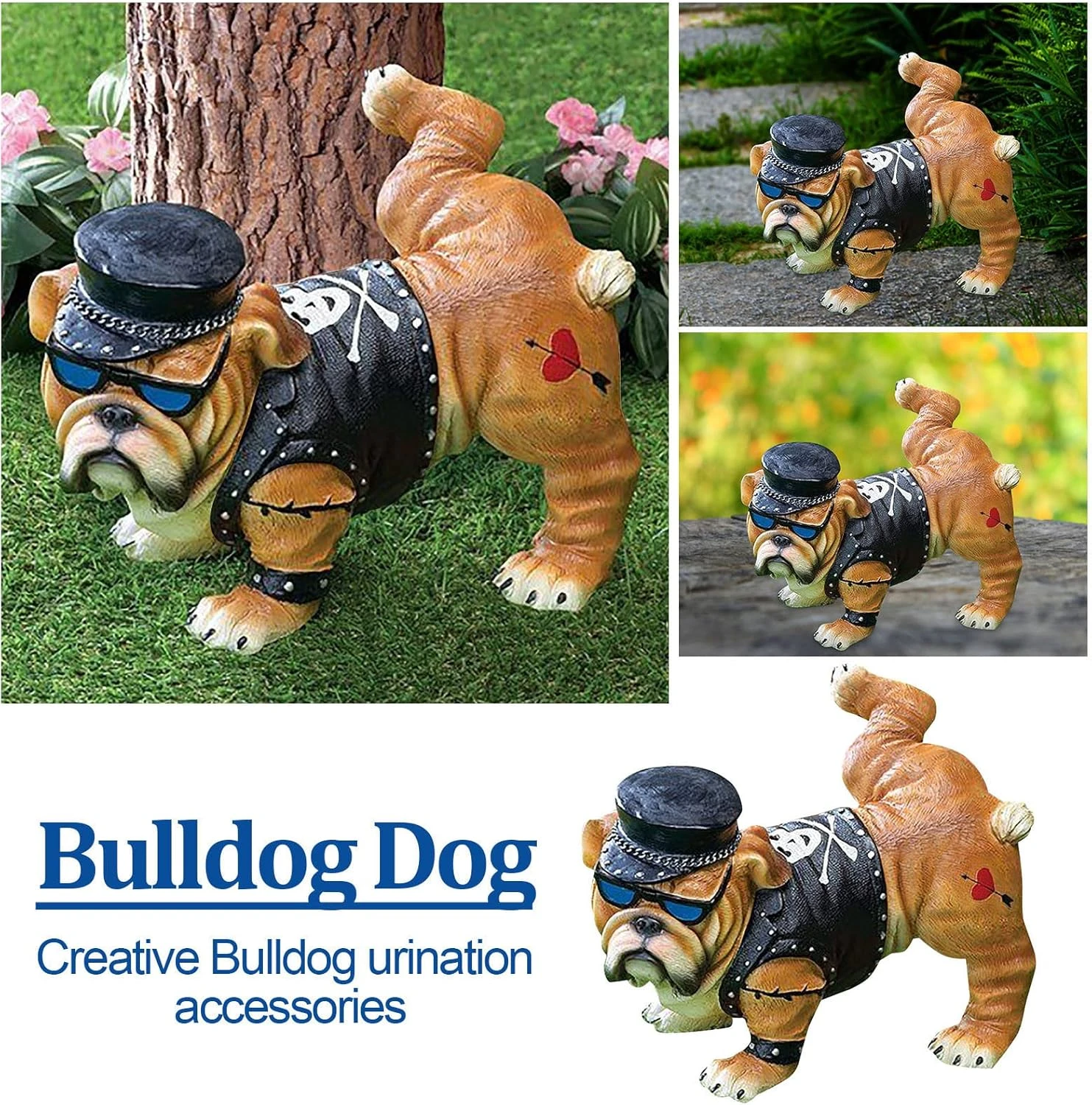 GENERIC Creative Peeing Dog Resin Statue Decoration, Funny Dog Statue Home Decor For Garden Yard, Garden Decor Ornaments, Outdoor Resin Sculpture, Housewarming Gifts Christmas (As Shows, 20.5 * 13.5 * 14.cm) 4 GENERIC Creative Peeing Dog Resin Statue Decoration, Funny Dog Statue Home Decor For Garden Yard, Garden Decor Ornaments, Outdoor Resin Sculpture, Housewarming Gifts Christmas (As Shows, 20.5 * 13.5 * 14.cm) - Image 2
