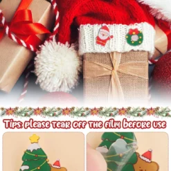 65PCS Christmas Acrylic Brooch Pins, Lorvain Cute Aesthetic Badges Pin Kawaii Xmas Backpack Pins Bear Santa Christmas Tree Elk Cartoon Brooch Pin For Women Girls Backpacks Bags Jackets Hoodies Hats -Xmas Mart Sales 81BNl Z1oL. AC UL1500