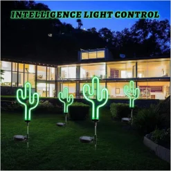 PAREKS Solar Cactus Garden Lights, Outdoor Neon Lights, Stake Lamp, Landscape Light, LED Lights Waterproof Path Lighting For Christmas Yard Lawn Patio Walkway Driveway Sidewalk Christmas Decor(1PCS) 12 PAREKS Solar Cactus Garden Lights, Outdoor Neon Lights, Stake Lamp, Landscape Light, LED Lights Waterproof Path Lighting For Christmas Yard Lawn Patio Walkway Driveway Sidewalk Christmas Decor(1PCS) -Xmas Mart Sales 81CLzPXfVRL. AC SL1500