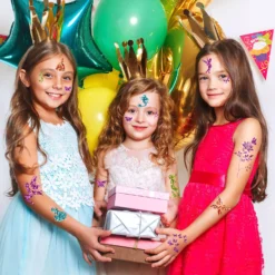 Sixberry 20 Sheets Temporary Tattoos Stencils For Kids, Glitter Henna Face Body Paint Stencil Kit, Girls Flowers Mermaid Boys Dragon Airbrush Art Tattoo For Birthday Halloween Christmas Party Favors -Xmas Mart Sales 81DosD72HAL. SL1500