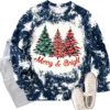 VVNTY Christmas Sweatshirts For Women Xmas Shirt Leopard Graphic Color Block Christmas Snowflake Print Long Sleeve Top