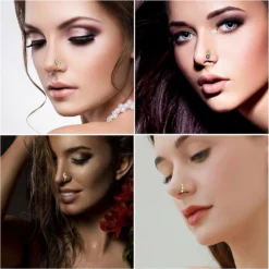 TAMHOO 25 Pcs Multi-Style Fake Nose Rings For Women And Men -Gold Plated Copper African Nose Cuff Non Piercing For Teen Grirls - Nice Gift For Her On Birthday/Valentines Day/Christmas -Xmas Mart Sales 81Ey18DhDUL. AC UL1500