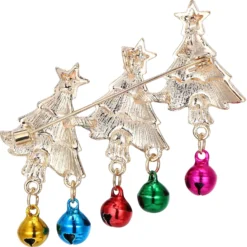 BriLove Women's Vintage Inspired Crystal Merry Christmas Holiday Wreath Brooch Pin -Xmas Mart Sales 81G3Q9B7VVL. AC UL1500