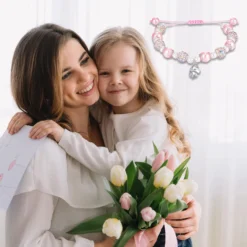 HGDEER Little Girls Unicorn Bracelet For Daughter/Granddaughter/Niece | Pink Pearl And Rhinestone Balls Bracelet | Adjustable Length | Suitable For Christmas And Birthday Gifts -Xmas Mart Sales 81IG1n0gZRL. AC UL1500