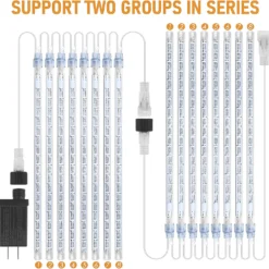 FYYZY Christmas Lights Meteor Shower Rain Light Falling Rain Lights With 8 Tubes 288 LEDs Waterproof Icicle Snow Fall String Lights For Party Tree Home Patio Outdoor Decoration -Xmas Mart Sales 81LvbJz3FL. AC SL1500