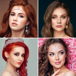 Noctilucent Self-Adhesive Rhinestone Stickers 15 Colors 900 Pcs Luminous Face Gems DIY Face Stickers Body Jewels In 3 Size For Nail, Crafts, Body, Festival, Christmas, Carnival,Makeup (Normal) -Xmas Mart Sales 81MUjiAwKsS. AC SL1500