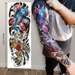 Aresvns Japanese Temporary Tatttoo For Men And Women, Sleeve Tattoo Temporary,Waterproof Full Arm And Half Arm Fake Tattoos That Look Real And Last Long Christmas Gift -Xmas Mart Sales 81N9tdbJpaL. SL1500
