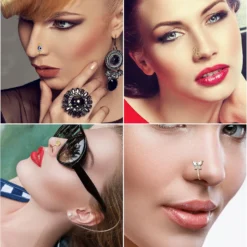 TAMHOO 25 Pcs Multi-Style Fake Nose Rings For Women And Men -Gold Plated Copper African Nose Cuff Non Piercing For Teen Grirls - Nice Gift For Her On Birthday/Valentines Day/Christmas -Xmas Mart Sales 81NWsUdfZeL. AC UL1500