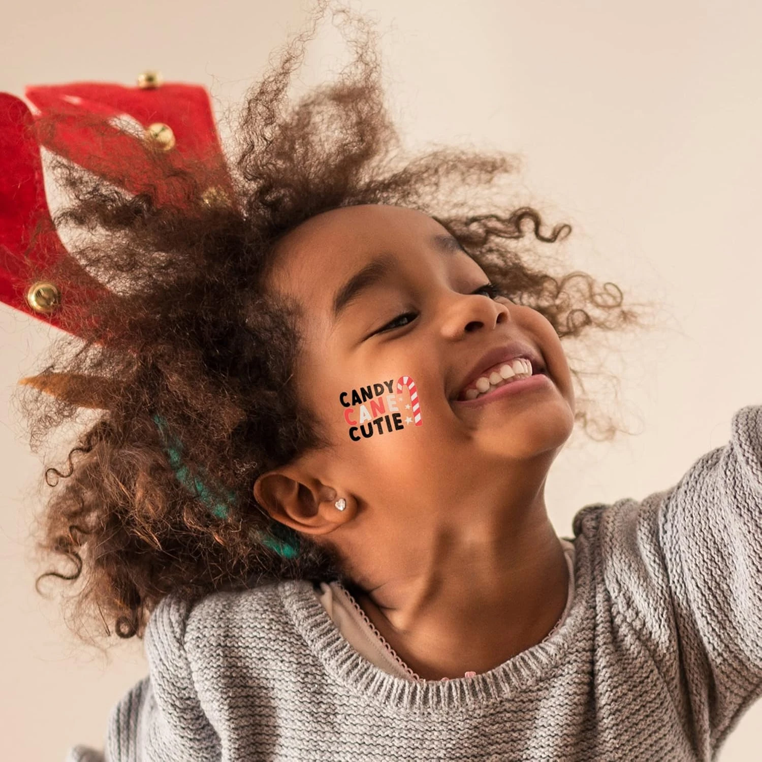 FashionTats Sassy Christmas Temporary Tattoos | Pack Of 36 | MADE IN THE USA | Skin Safe | Removable 4 FashionTats Sassy Christmas Temporary Tattoos | Pack Of 36 | MADE IN THE USA | Skin Safe | Removable - Image 2