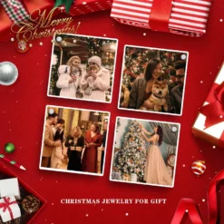 BriLove Women's Vintage Inspired Crystal Merry Christmas Holiday Wreath Brooch Pin -Xmas Mart Sales 81PjMNMfqFL. AC UL1500 1