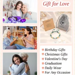 UPROMI To My Daughter/Granddaughter/Niece Bracelet, Birthday Back To School Graduation Christmas Gifts For Girls -Xmas Mart Sales 81PlLXIpuXL. AC UL1500