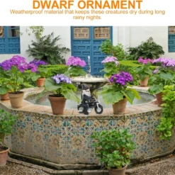 Gnomes Garden Gnome Statue Christmas Dwarf Ride Figurine Resin Christmas Garden Statue Art Sculpture For Christmas Garden Patio Lawn Gnomes Garden Decorations -Xmas Mart Sales 81PwLaNksnL. AC SL1500