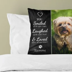 Launchigo Customized Dog Love - Photo Pillow. Custom Pillow With Text. Customizable Pillow. Gift For Halloween, Thanksgiving, Christmas & Birthdays. (Insert+Cover) (14"X14", Photo Pillow 04) -Xmas Mart Sales 81Q1 q3VScL. AC SL1500