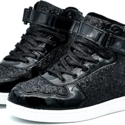 Wooowyet Glitter Shoes Kids High Top Sneakers For Boys Girls Gift Party Birthday Christmas Halloween -Xmas Mart Sales 81QPzPcFHbL. AC UL1500