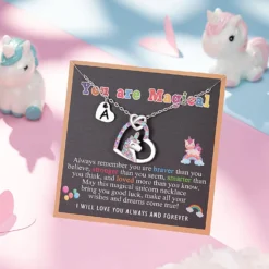 UNGENT THEM Silver Unicorn Letter Initial Necklaces For Girls Birthday Christmas Valentines Day Gifts 15 UNGENT THEM Silver Unicorn Letter Initial Necklaces For Girls Birthday Christmas Valentines Day Gifts -Xmas Mart Sales 81QU6KD81tL. AC UL1500