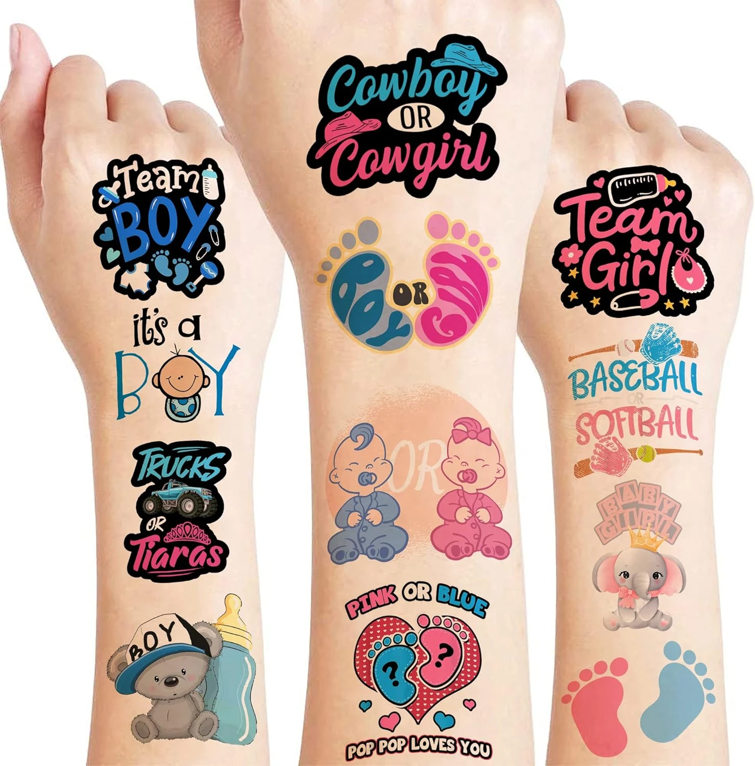 GENERIC Baby Shower Favors Temporary Larger Tattoos Stickers Party Favors Supplies Decorations Gift For Team Boy Girls 36Pcs Tattoos Cute Prizes Themed Christmas 3 GENERIC Baby Shower Favors Temporary Larger Tattoos Stickers Party Favors Supplies Decorations Gift For Team Boy Girls 36Pcs Tattoos Cute Prizes Themed Christmas