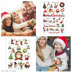 Christmas Temporary Tattoos For Kids - 150+ Christmas Tattoos Cute Designs For Merry Christmas Party Favors, Stocking Stuffer, Christmas Eve Gift, Xmas Tree + Lights, Santa, Christmas Tattoos Sticker For Christmas Party -Xmas Mart Sales 81RHiiqkRcL. SL1500