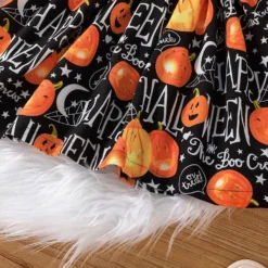 GENERIC Girls Christmas Sweater Size 7 Toddler Girls Halloween Long Sleeve Ribbed Dresses Kids Cartoon (Orange, 4-5 Years) -Xmas Mart Sales 81SRhgWrUJL. AC SL1500