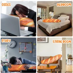 Bread Pillow Funny Pillows Giant Bread Pillow Bread Body Pillow 3D Simulation Bread Shape Pillow Loaf Of Bread Pillow Butter Toast Bread Food Cushion For Christmas Sleeping Soft Decor (47.24 Inches) 14 Bread Pillow Funny Pillows Giant Bread Pillow Bread Body Pillow 3D Simulation Bread Shape Pillow Loaf Of Bread Pillow Butter Toast Bread Food Cushion For Christmas Sleeping Soft Decor (47.24 Inches) -Xmas Mart Sales 81Scli0LBZL. AC SL1500