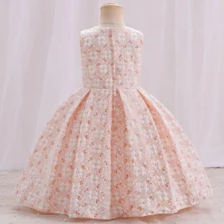 GENERIC Infant Christmas Dress Infant Girls Dress Skirt Flower Prints Birthday Princess Girl Wedding Bright (Red, 0-6 Months) -Xmas Mart Sales 81SrBQ0QkeL. AC SL1500