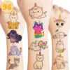 GENERIC Caticorn Temporary Tattoos Birthday Party Supplies Decorations 96PCS Cat Unicorn Tattoos Stickers Cute Party Favors Kids Girls Boys Gifts Classroom School Prizes Themed Christmas -Xmas Mart Sales 81SuKvKrXPL. AC SL1500