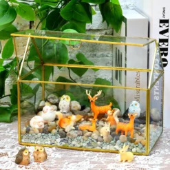 12 Pieces Mini Animal Miniatures Ornaments Woodland Animal Miniatures Micro Landscape Figurines Resin Mini Fairy Garden Accessories For Christmas Indoor Outdoor Garden Yard Landscape Decorations -Xmas Mart Sales 81SyYfET3S. AC SL1500