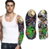 Konsait 12 Sheets Nightmare Before Christmas Large Full Arm Temporary Tattoos,Tumbler Tattoo, Temporary Sleeve Tattoos, Black Body Art Stickers Arm Tattoo For Kids Adults Halloween Party, Masquerade
