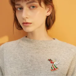 Vanjewnol Christmas Brooches For Women Sparkling Angel Brooch Cute Christmas Acessories For Women B01G -Xmas Mart Sales 81TU9RN0vPL. AC UL1500