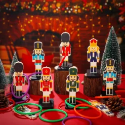 Christmas Nutcrackers Ring Toss Games Christmas Party Games Toys For Families Xmas Party Supplies Favors Decoration Indoor Outdoor Yard Games -Xmas Mart Sales 81TfRajLxTL. AC SL1500