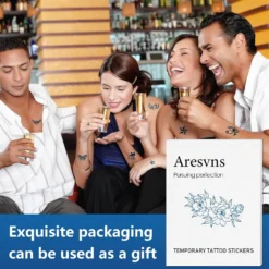 Aresvns 550+ PCS Temporary Tattoo Stencils With Body Painting Pen,24 Sheets Henna Tattoo Templates Reusable For Women,Glitter Tattoo Stencils,Airbrush Tattoo Stencils,Body Art Template Christmas Gift -Xmas Mart Sales 81VStnt0tZL. SL1500