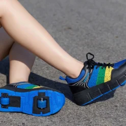 HOVERKICKES Kids Roller Shoes Sneakers With Wheels - Unisex-Child Footwear Wheeled Heel Shoe - Premium Sport Roller Skate Sneaker For Boys Girls Christmas Birthday Children Show Gift 13 HOVERKICKES Kids Roller Shoes Sneakers With Wheels - Unisex-Child Footwear Wheeled Heel Shoe - Premium Sport Roller Skate Sneaker For Boys Girls Christmas Birthday Children Show Gift -Xmas Mart Sales 81VzSh610nL. AC UL1500