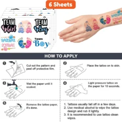 GENERIC Baby Shower Favors Temporary Larger Tattoos Stickers Party Favors Supplies Decorations Gift For Team Boy Girls 36Pcs Tattoos Cute Prizes Themed Christmas 16 GENERIC Baby Shower Favors Temporary Larger Tattoos Stickers Party Favors Supplies Decorations Gift For Team Boy Girls 36Pcs Tattoos Cute Prizes Themed Christmas -Xmas Mart Sales 81XsI16BmPL. AC SL1500