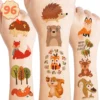 GENERIC 8 Sheets (96PCS) Woodland Temporary Tattoos Birthday Party Supplies Decorations Tattoos Stickers Super Cute Fall Party Favors Kids Girls Boys Gifts Classroom School Prizes Themed Christmas -Xmas Mart Sales 81YtzfTRwL. AC SL1500