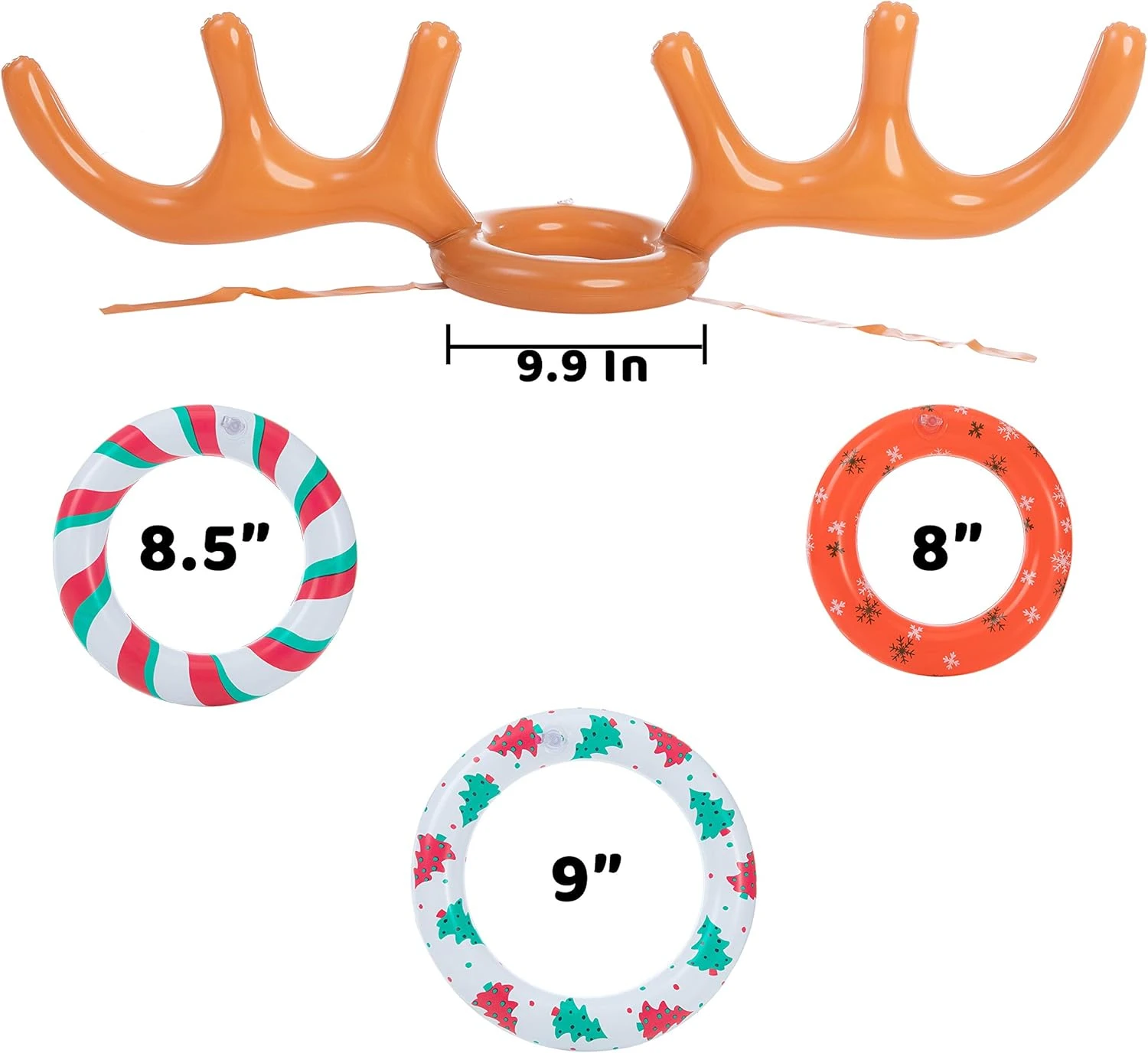 JOYIN Inflatable Antlers Toss Game Combo Set, Christmas Toss Games Reindeer Antler Toss Game Combo Game Set For Christmas Holiday Party Supplies One Size Fit All (Bingo Set) 9 JOYIN Inflatable Antlers Toss Game Combo Set, Christmas Toss Games Reindeer Antler Toss Game Combo Game Set For Christmas Holiday Party Supplies One Size Fit All (Bingo Set) - Image 7