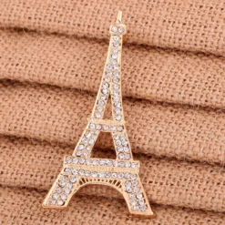 YAZILIND Jewelry Christmas Gift Rose Glaring Eiffel Tower Brooches And Pins Vintage -Xmas Mart Sales 81aMPEUG1FL. AC UL1200
