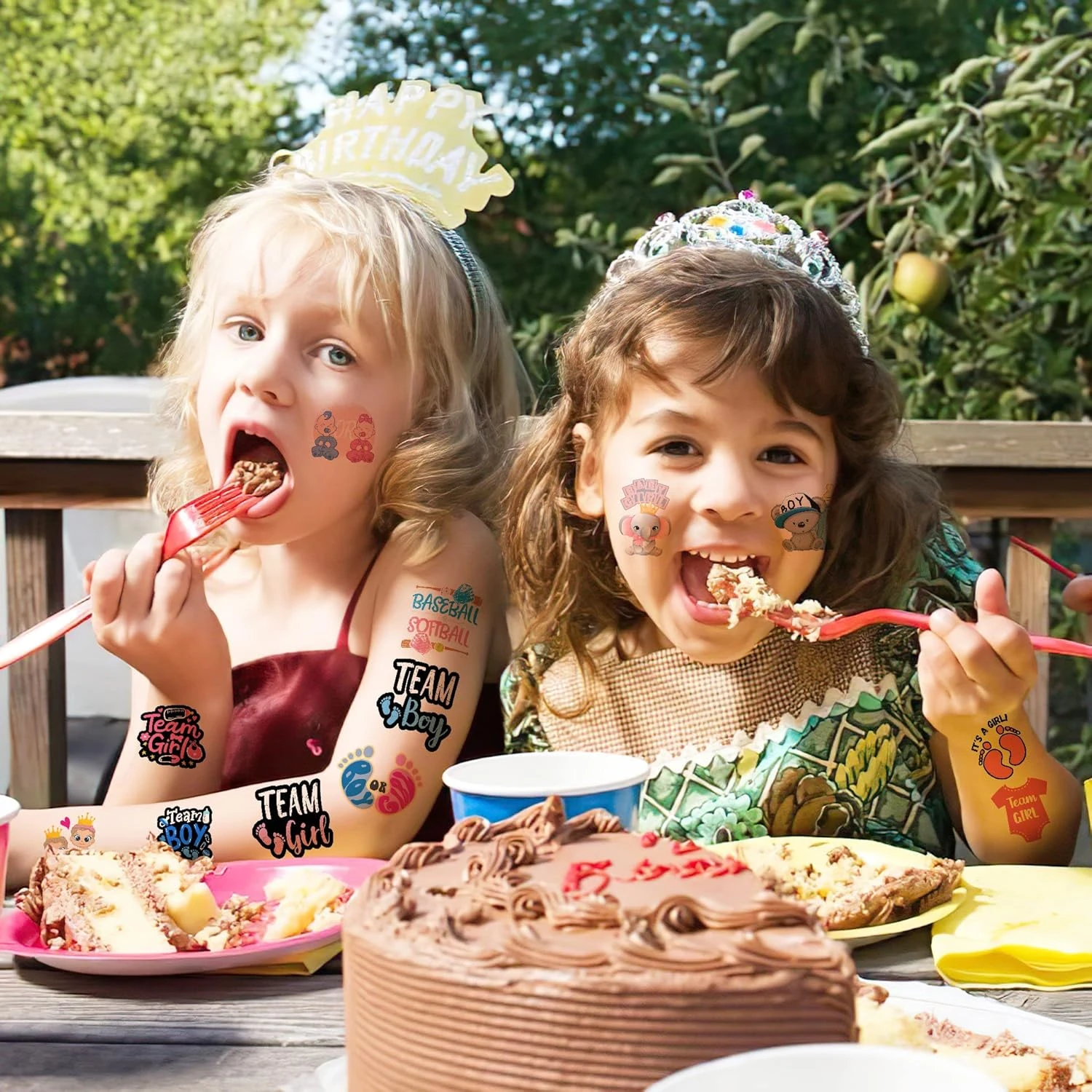 GENERIC Baby Shower Favors Temporary Larger Tattoos Stickers Party Favors Supplies Decorations Gift For Team Boy Girls 36Pcs Tattoos Cute Prizes Themed Christmas 5 GENERIC Baby Shower Favors Temporary Larger Tattoos Stickers Party Favors Supplies Decorations Gift For Team Boy Girls 36Pcs Tattoos Cute Prizes Themed Christmas - Image 3