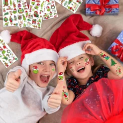 172PCS Grinchs Christmas Temporary Tattoos For Kids Stocking Stuffers,Grinchs Christmas Fake Tattoos Stickers For Boys And Girls,Christmas Gifts Party Supplies Favors Holiday Decors,12 Sheets -Xmas Mart Sales 81aOBKZbzGL. SL1500