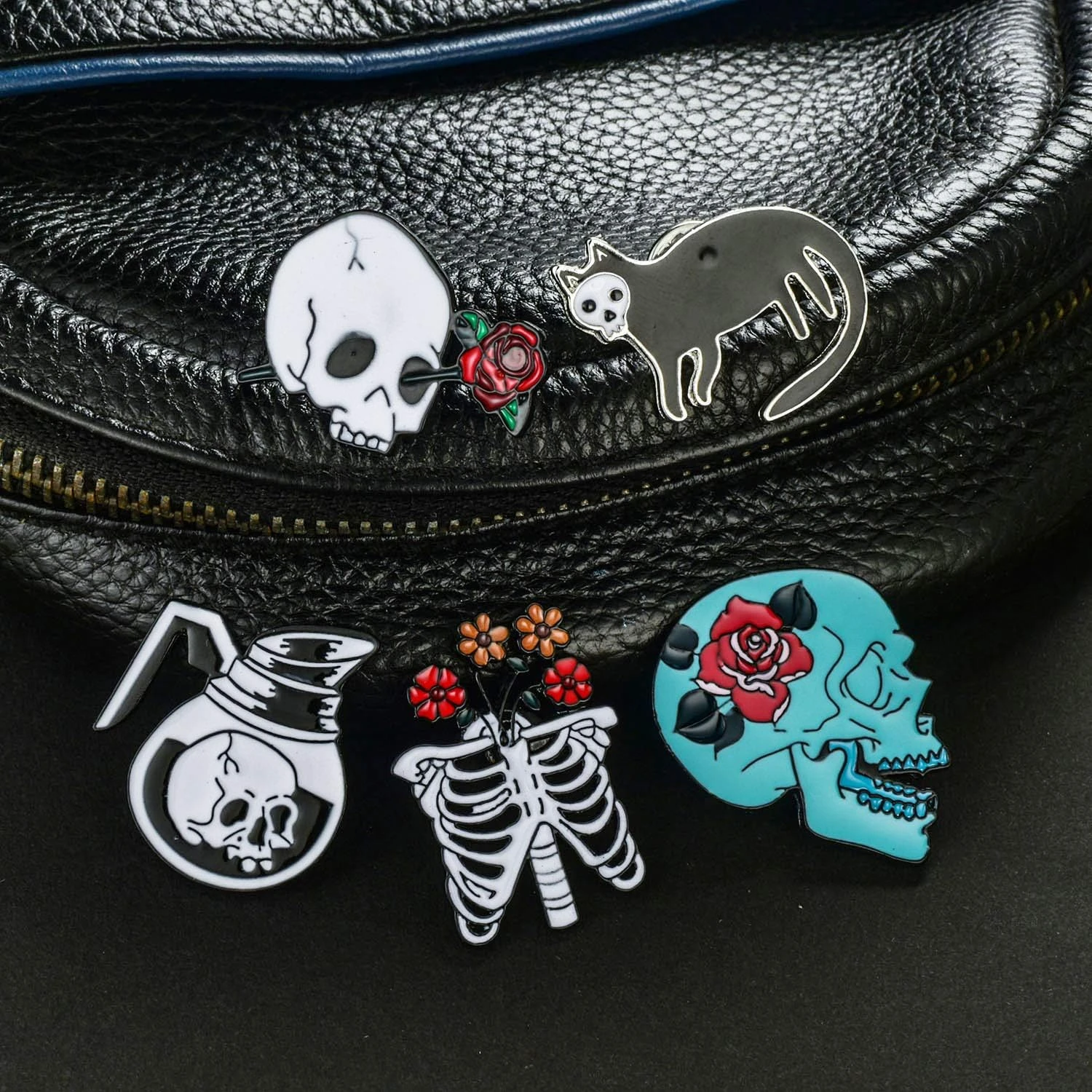YengHome Cute Enamel Lapel Pins Brooches Sets, DIY Dogs Cats Animal Plant Punk Christmas Halloween Brooches Pin Badges For Clothing Bags Backpacks Jackets Hat 6 YengHome Cute Enamel Lapel Pins Brooches Sets, DIY Dogs Cats Animal Plant Punk Christmas Halloween Brooches Pin Badges For Clothing Bags Backpacks Jackets Hat - Image 4