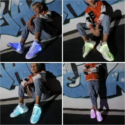 YYXMS Fiber Optic Shoes For Boys Girls Light Up Sneakers For Kids Flashing Shoes With USB Charging For Christmas, Festivals, Halloween, New Year Party 11 YYXMS Fiber Optic Shoes For Boys Girls Light Up Sneakers For Kids Flashing Shoes With USB Charging For Christmas, Festivals, Halloween, New Year Party -Xmas Mart Sales 81ex4hKivOL. AC UL1500