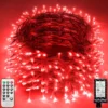 Heceltt Christmas Lights Outdoor Decorations, 394ft 1000 LED Extra Long Waterproof Twinkle Fairy String Lights, Clear Wire UL Listed Plug In With Remote For Garden Tree Wedding Decoration(Red) -Xmas Mart Sales 81fa0v0eYTL. AC SL1500