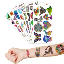 GENERIC Trippy Psychedelic Holographic Stickers Tattoos Temporary Tattoo Birthday Party Decorations Decor Supplies Favors 8 Sheets 96 PCS Gifts For Adults Kids Boys Girls Classroom Rewards Prizes Christmas 14 GENERIC Trippy Psychedelic Holographic Stickers Tattoos Temporary Tattoo Birthday Party Decorations Decor Supplies Favors 8 Sheets 96 PCS Gifts For Adults Kids Boys Girls Classroom Rewards Prizes Christmas -Xmas Mart Sales 81gnYua2oOL. SL1500