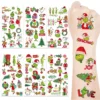172PCS Grinchs Christmas Temporary Tattoos For Kids Stocking Stuffers,Grinchs Christmas Fake Tattoos Stickers For Boys And Girls,Christmas Gifts Party Supplies Favors Holiday Decors,12 Sheets