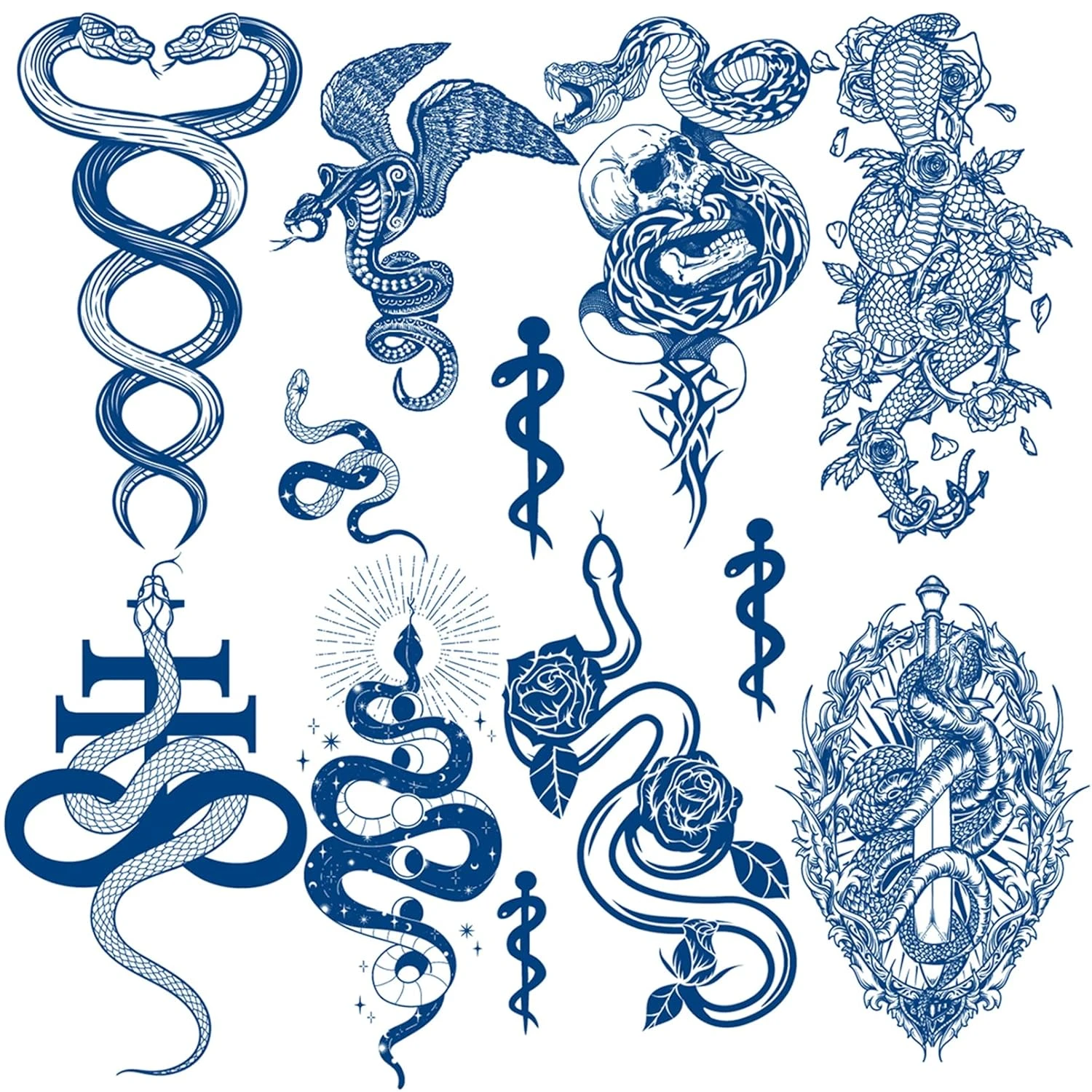 Aresvns Semi Permanent Tattoo For Men And Women,Waterproof And Long-Lasting 2 Weeks Tattoos, Realistic Fake Tattoos Stickers Christmas Gift 3 Aresvns Semi Permanent Tattoo For Men And Women,Waterproof And Long-Lasting 2 Weeks Tattoos, Realistic Fake Tattoos Stickers Christmas Gift