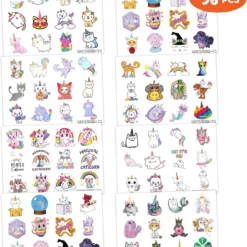 GENERIC Caticorn Temporary Tattoos Birthday Party Supplies Decorations 96PCS Cat Unicorn Tattoos Stickers Cute Party Favors Kids Girls Boys Gifts Classroom School Prizes Themed Christmas -Xmas Mart Sales 81hw8nFV68L. AC SL1500