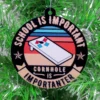 GENERIC Cornhole Christmas Ornament - School Is Important But Cornhole Is Importanter