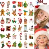 Christmas Temporary Tattoo For Kids Adult, 144 Pcs Assorted Cute Designs Stick Xmas Holiday Birthday Party Favors -Xmas Mart Sales 81iS4iSQAIL. AC SL1500