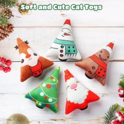 Biubiucat Christmas Catnip Toys Interactive Cats 5PCS Cat Nip Toy/Kitten Chew Plush Gift/Best Play Kick Stuff/Kitty Stuffed Teething Pillow/Cute And Soft Dental Gifts For Indoor Kittens -Xmas Mart Sales 81iZgaTdGwL. AC SL1500