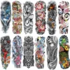 Aresvns Full Arm Temporary Tattoos For Men And Women (L19“xW7”),Temporary Tattoo Waterproof Sleeve Tattoo Last Long,Japanese Fake Tattoos For Adults Christmas Gift -Xmas Mart Sales 81kHg8PTfS. SL1500