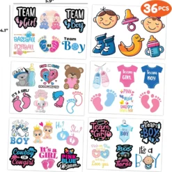 GENERIC Baby Shower Favors Temporary Larger Tattoos Stickers Party Favors Supplies Decorations Gift For Team Boy Girls 36Pcs Tattoos Cute Prizes Themed Christmas 14 GENERIC Baby Shower Favors Temporary Larger Tattoos Stickers Party Favors Supplies Decorations Gift For Team Boy Girls 36Pcs Tattoos Cute Prizes Themed Christmas -Xmas Mart Sales 81ohrbximGL. AC SL1500